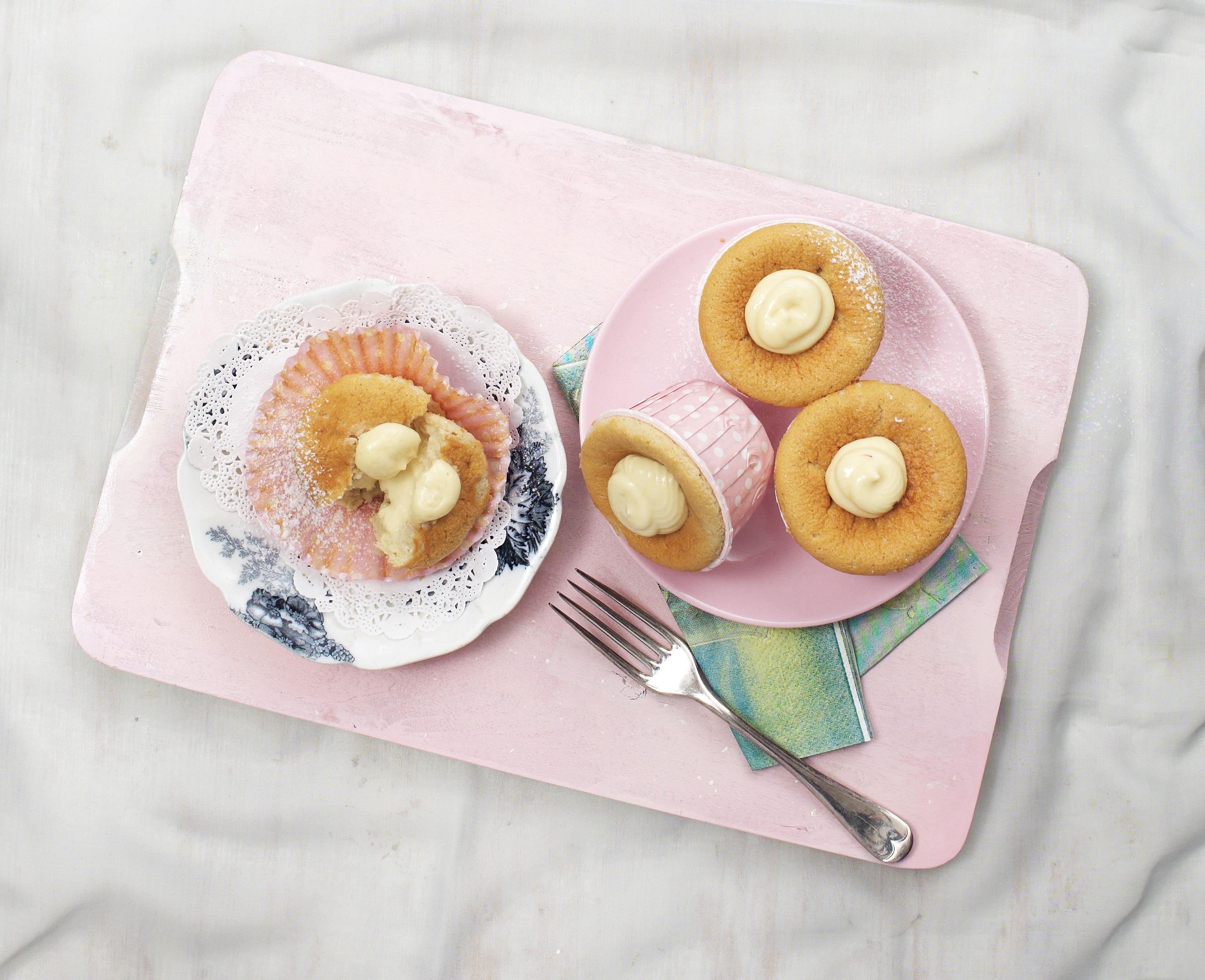 Hokkaido Chiffon Cupcakes