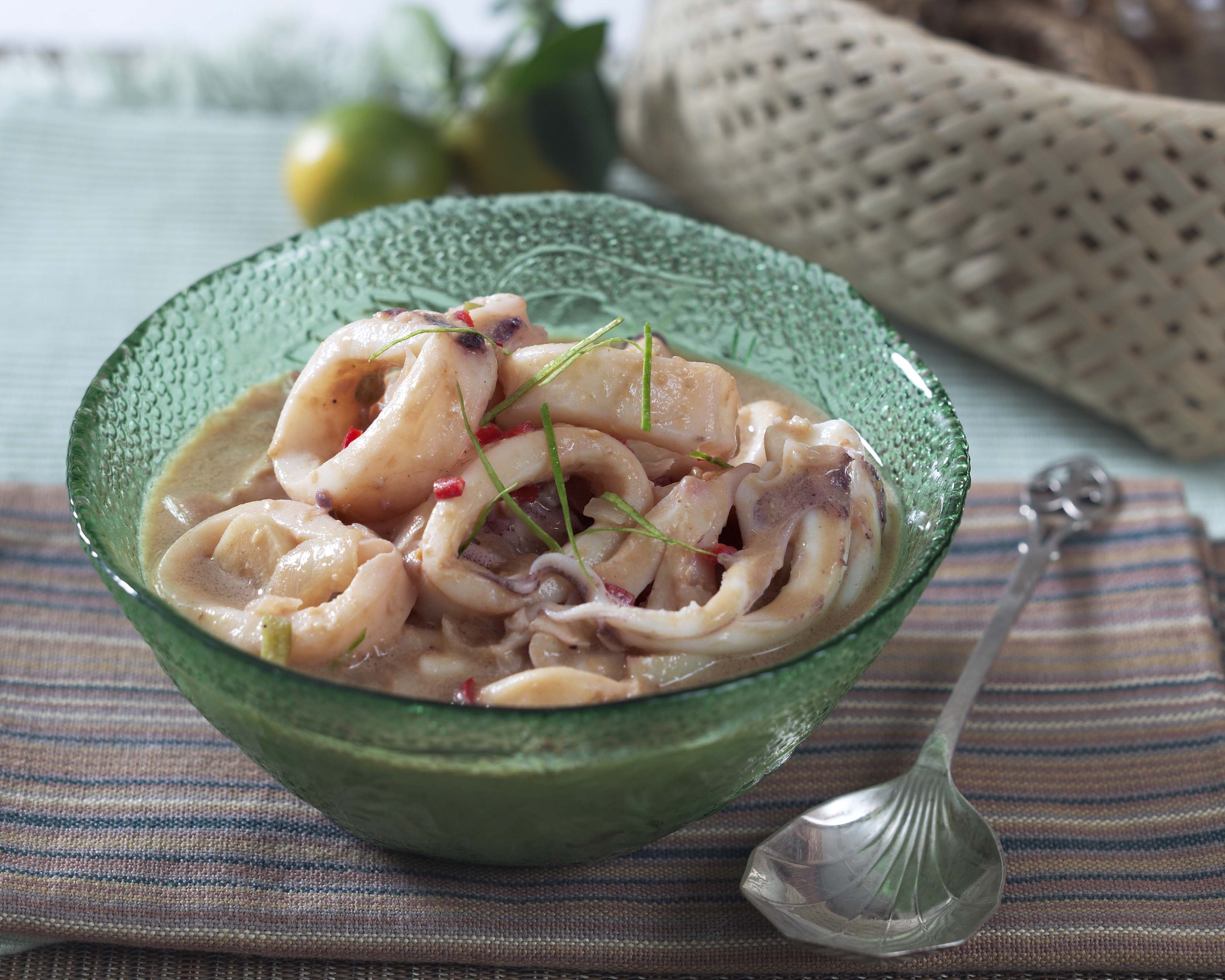 Sotong masak Pes Taucu Bercili