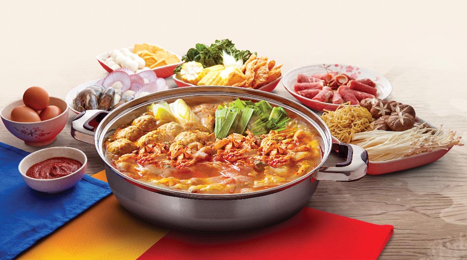 Prosperity Steamboat Spicy Kimchi Seafood Soup