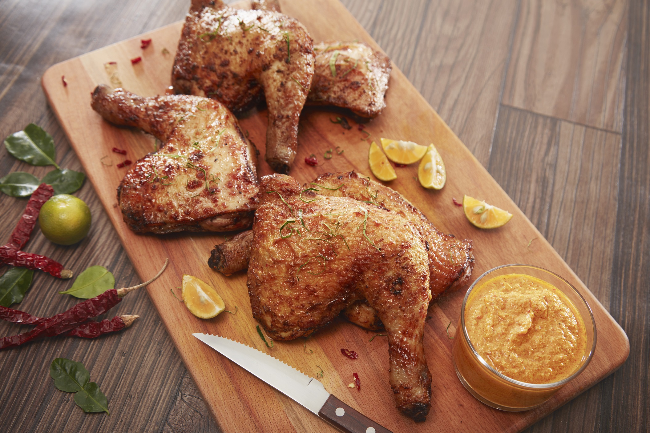 Roasted Chicken with Rempah Grill Sauce