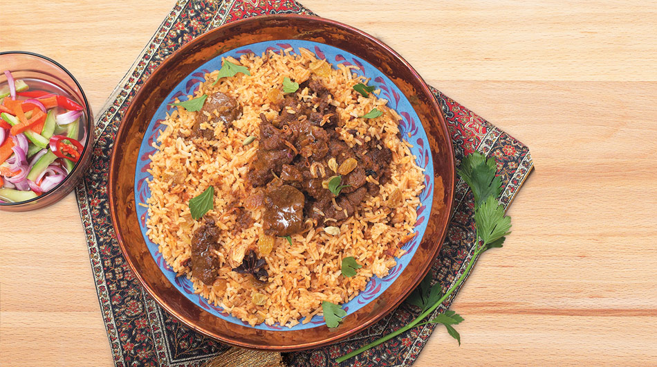 Bukhari Raisin Rice with Beef