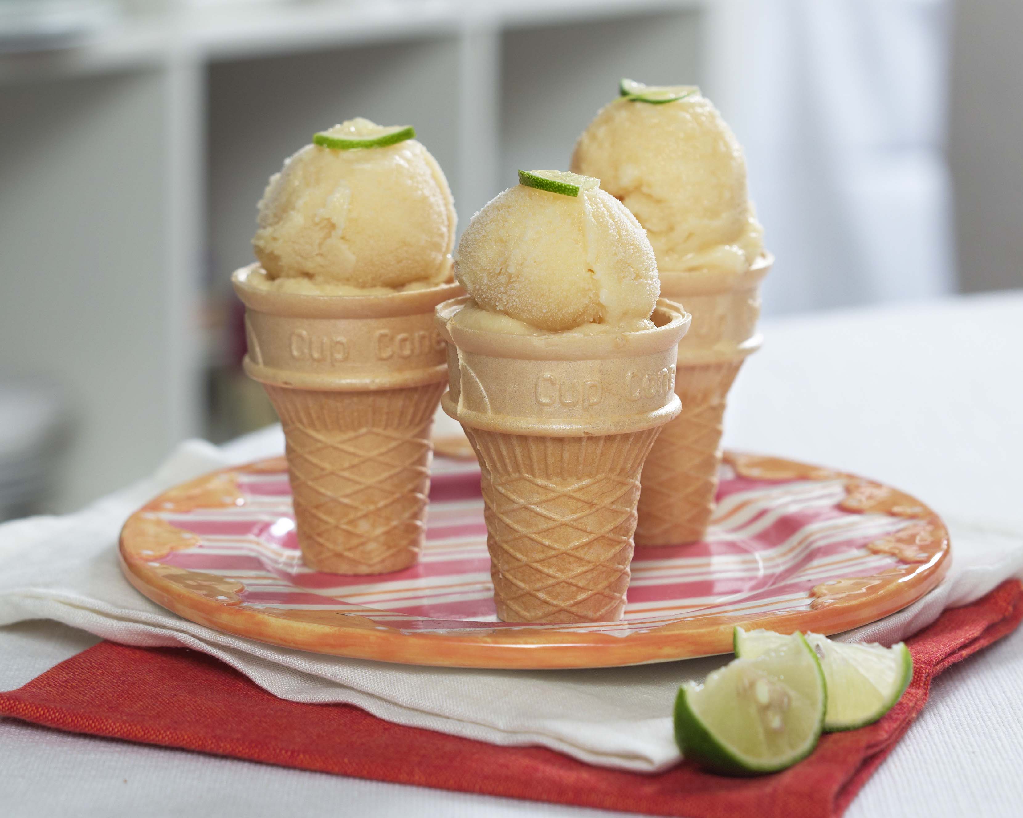 Sorbet Nanas dan Limau Nipis